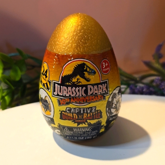 Jurassic World 30th Captivz Build N' Battle Dinos Mystery Egg Random New Sealed - Picture 13 of 13